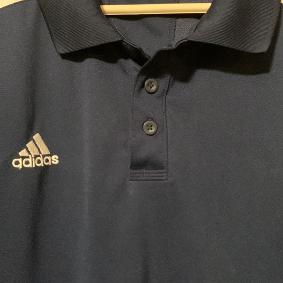 Adidas Large Navy & White Polo - Picture 4 of 9